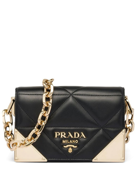 Prada leather shoulder bag