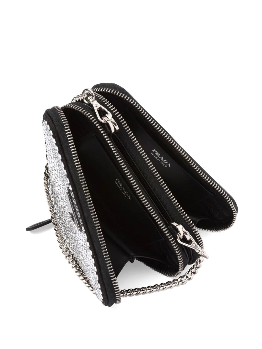 Prada crystal-embellished bag