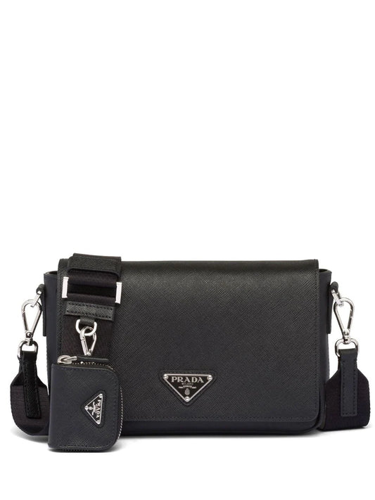 Prada leather shoulder bag