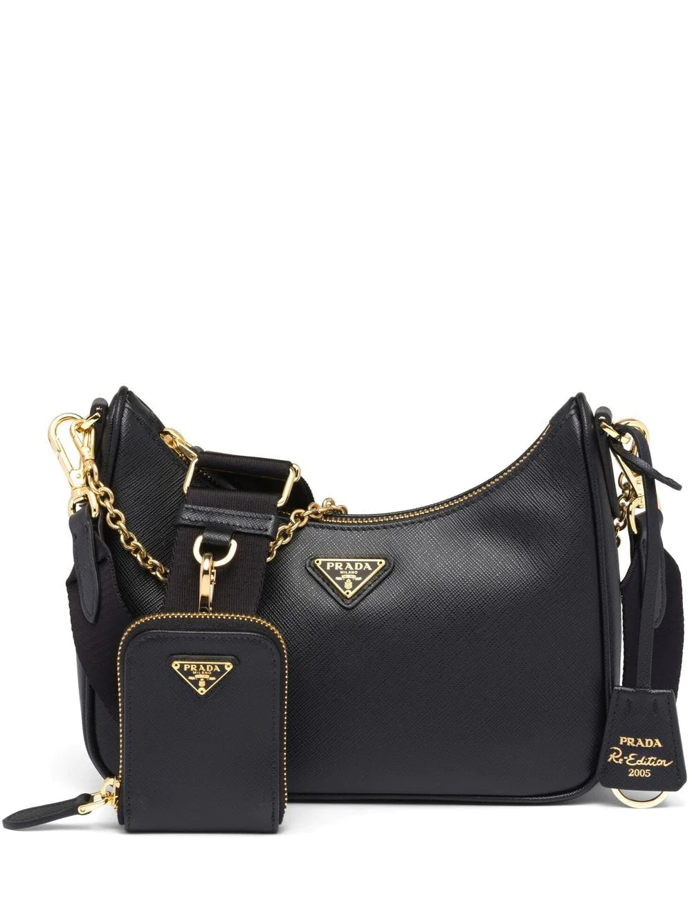 Prada leather shoulder bag