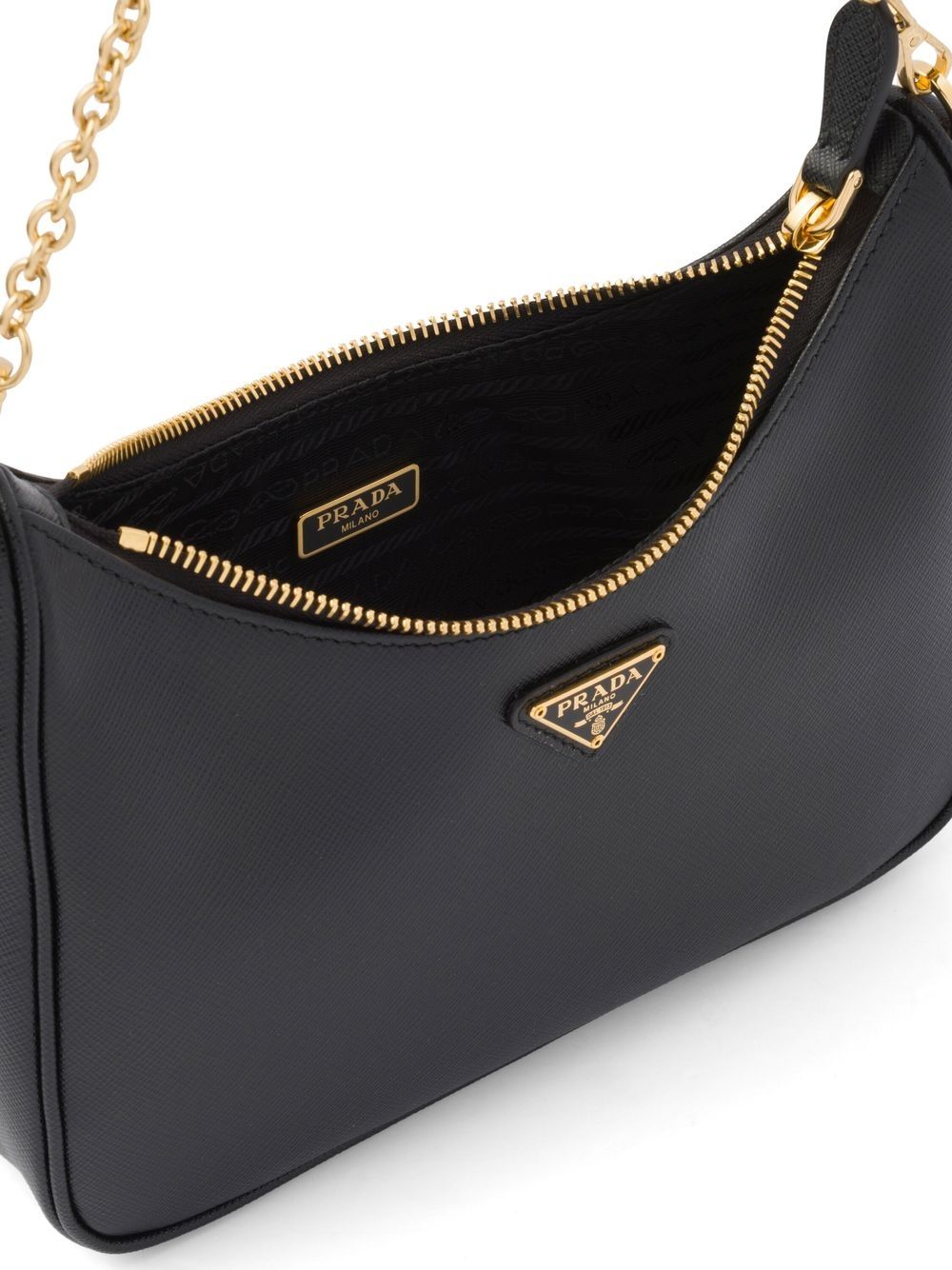 Prada leather shoulder bag