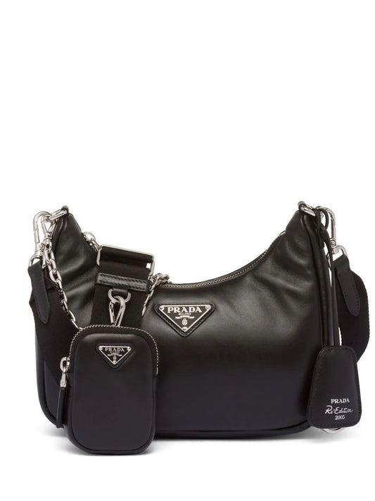 Prada leather shoulder bag