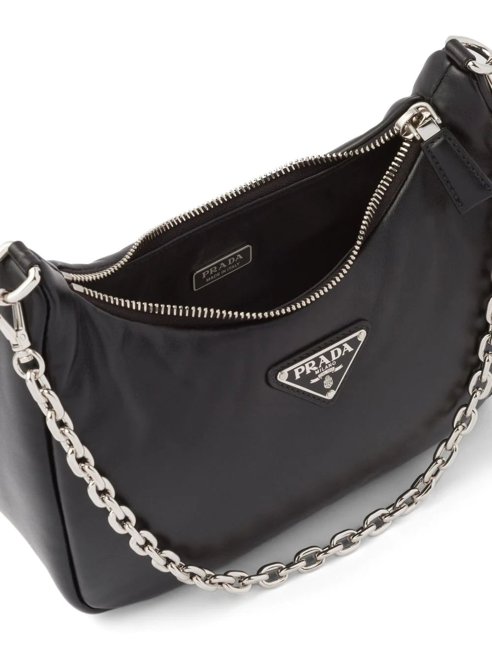 Prada leather shoulder bag