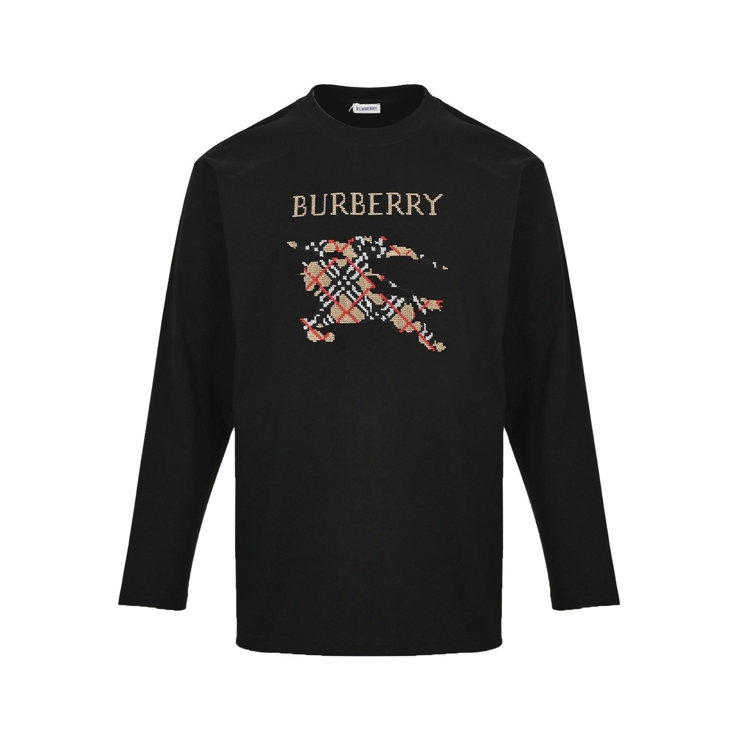 Embroidered long-sleeve T-shirt
