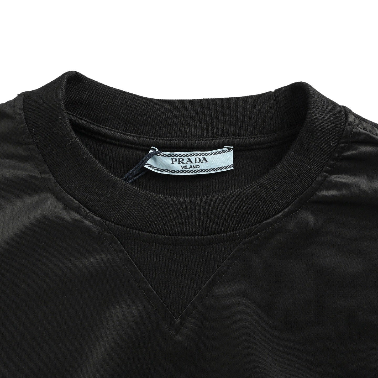 Nylon Patchwork Sweatshirt