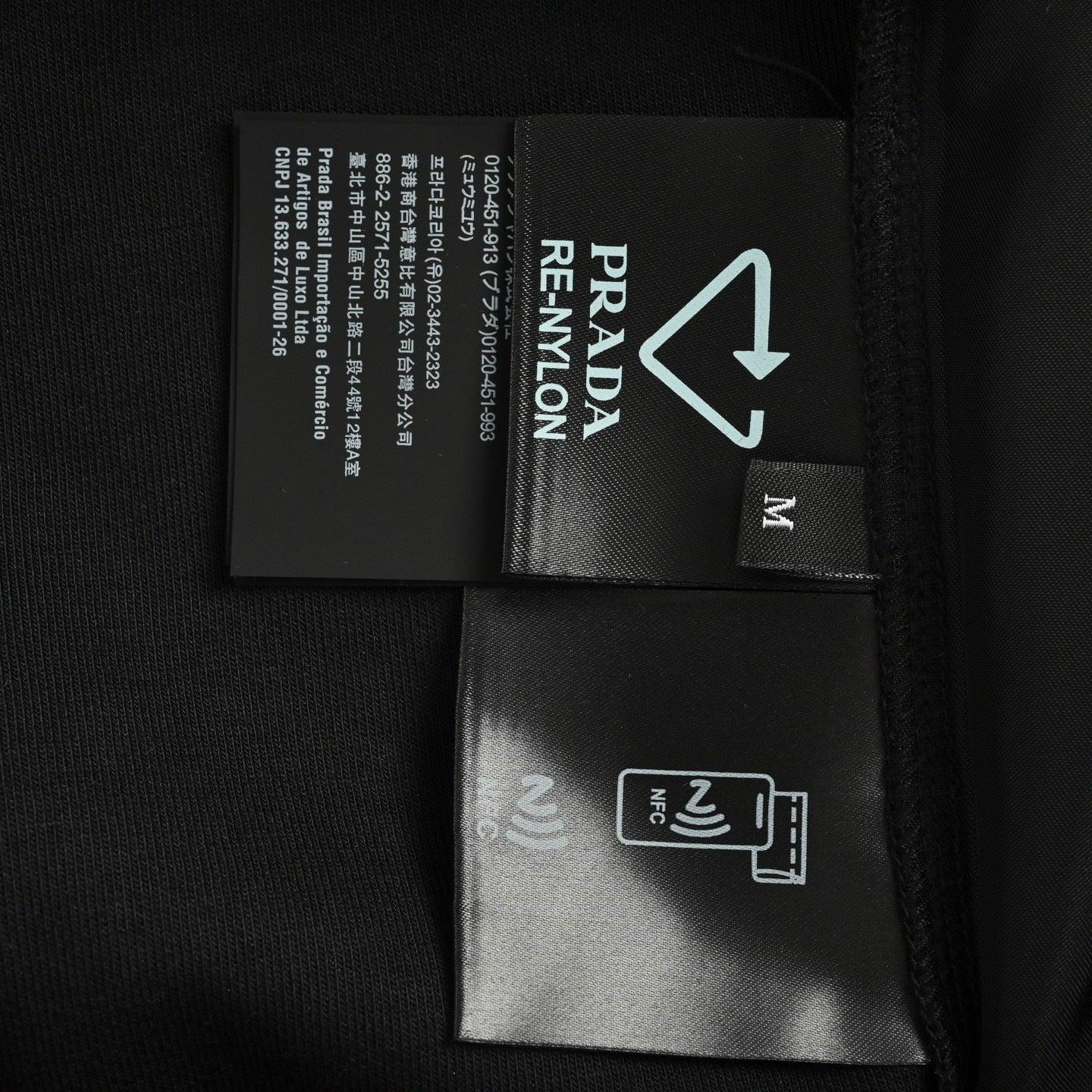 Nylon Patchwork Sweatshirt