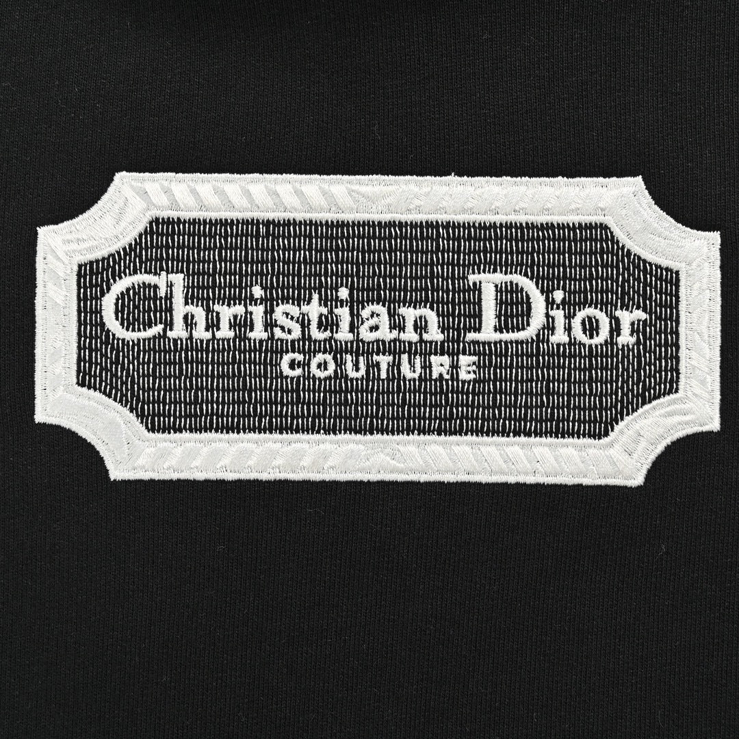 Embroidered Silver Label Hoodie