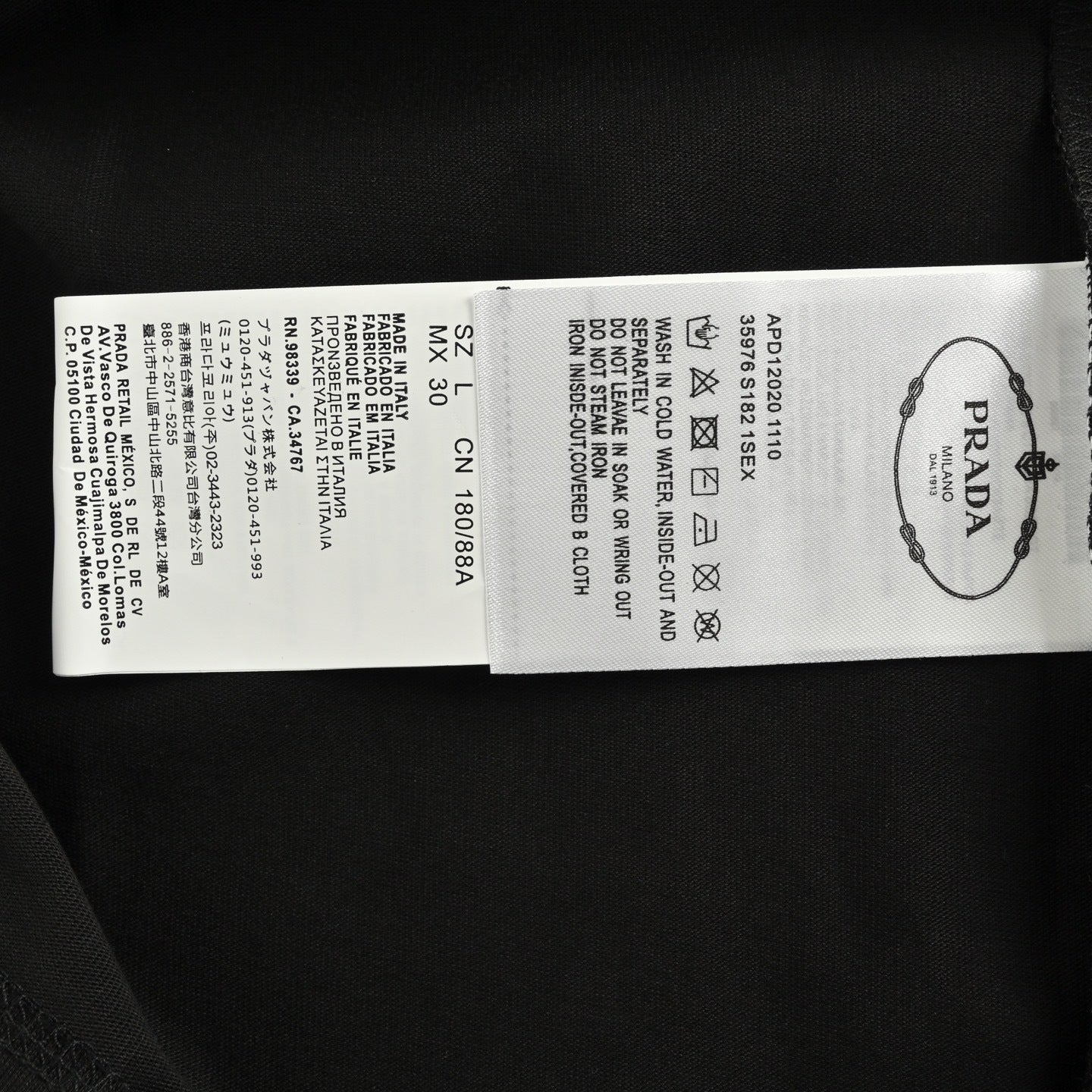 Ink-splash Print Long Sleeve T-shirt