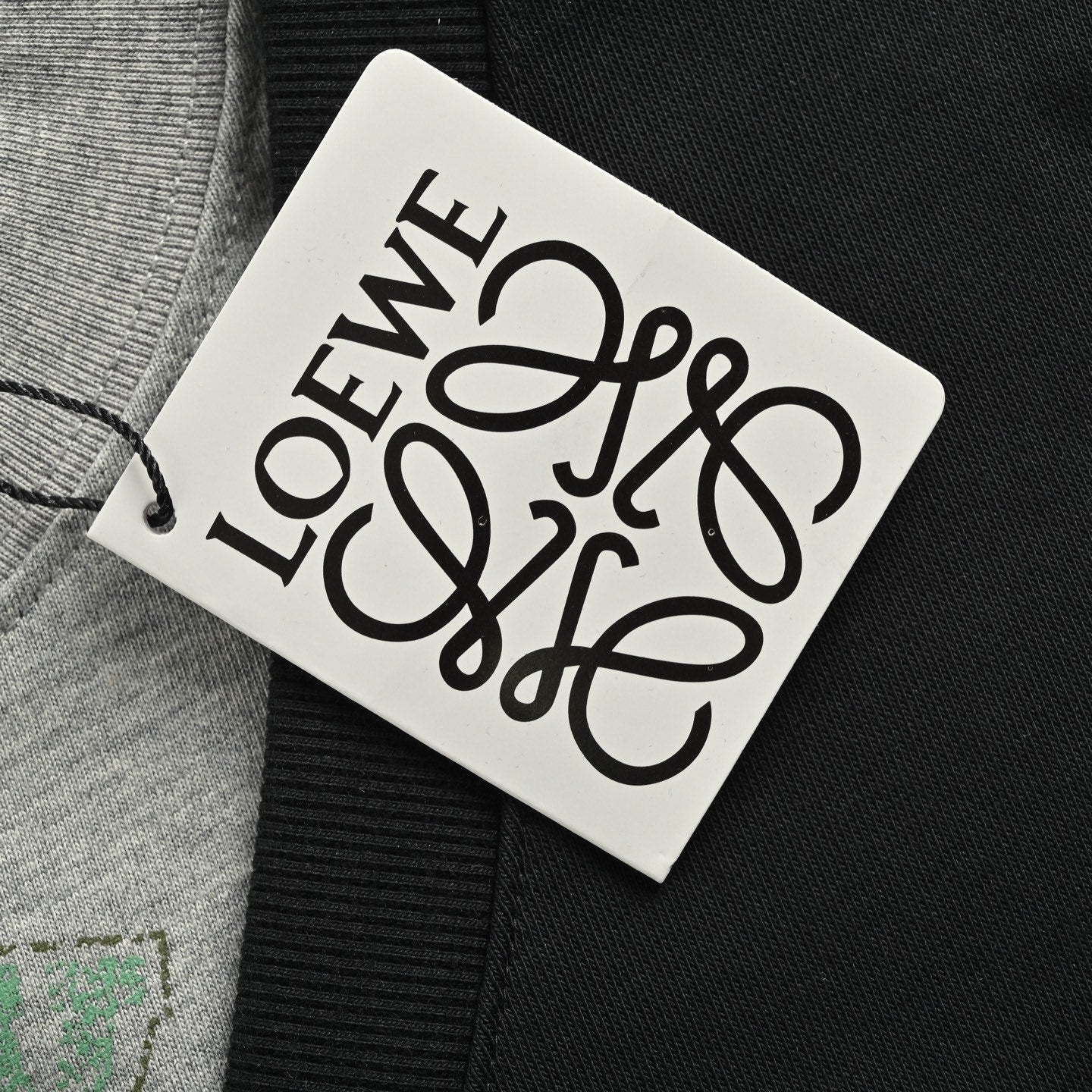 Fake two-piece crewneck sweatshirt