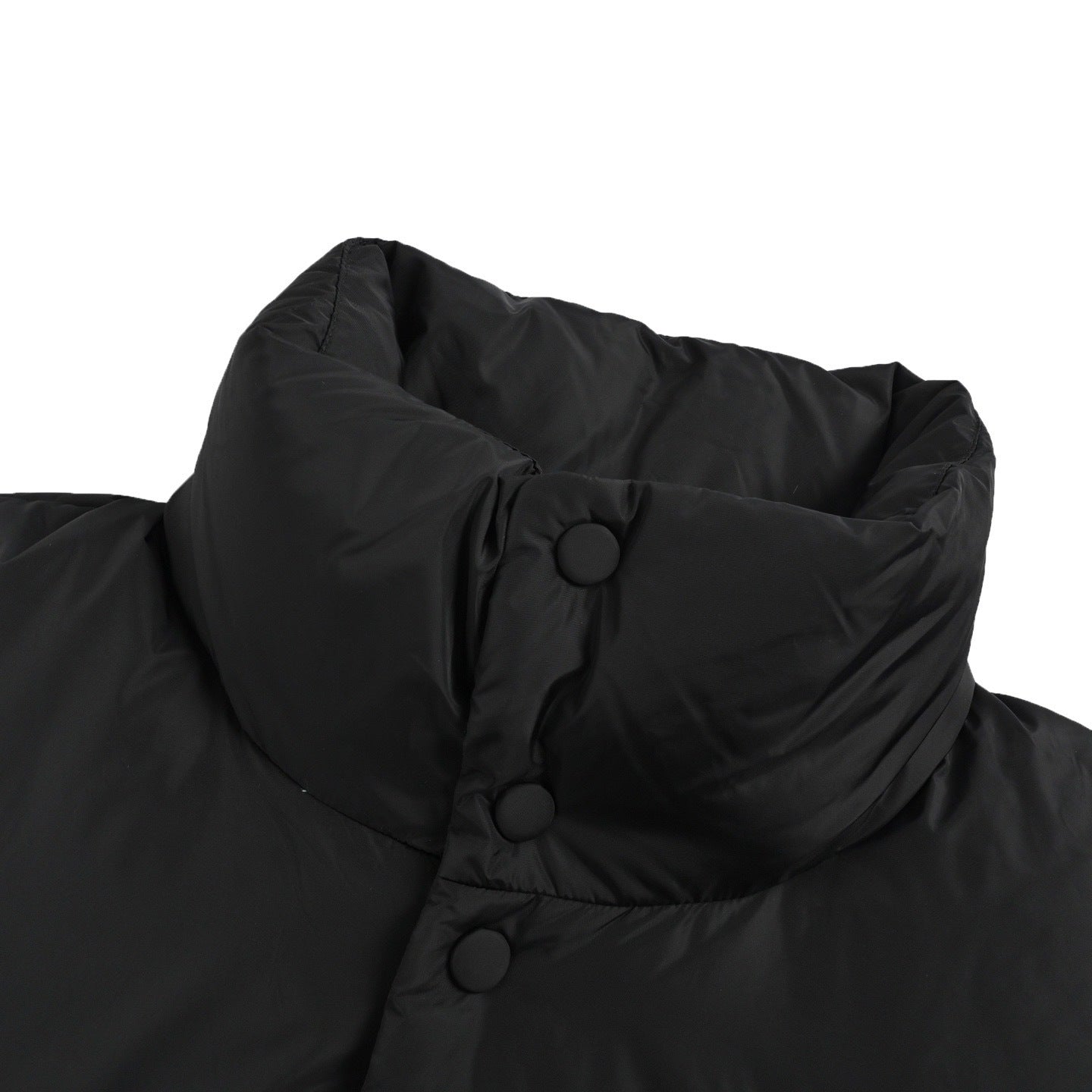 Embossed heart down vest