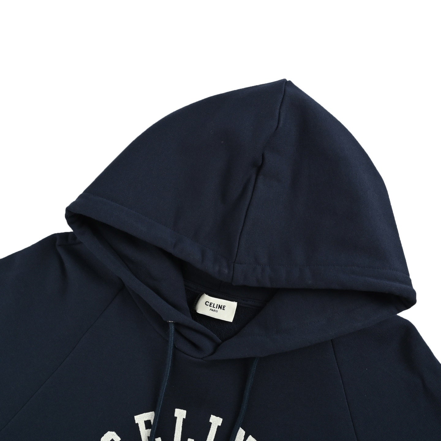 Embroidered Letter Logo Hoodie