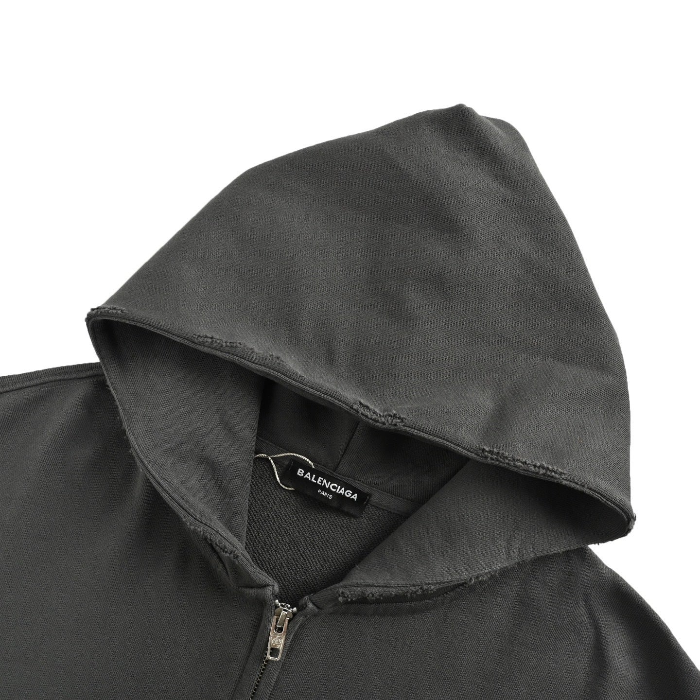 Printed Zip-Up Hoodie