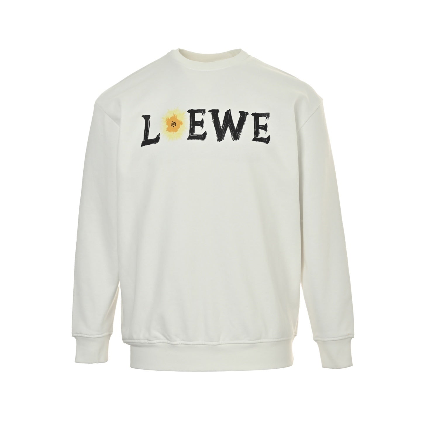 Daisy Print Crewneck Sweatshirt