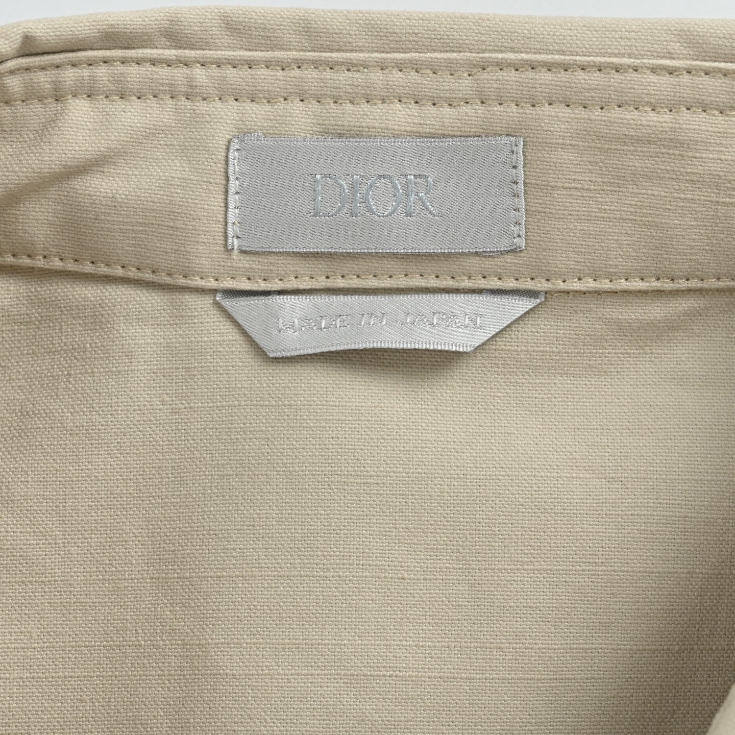 Embroidered Logo Canvas Shirt Jacket