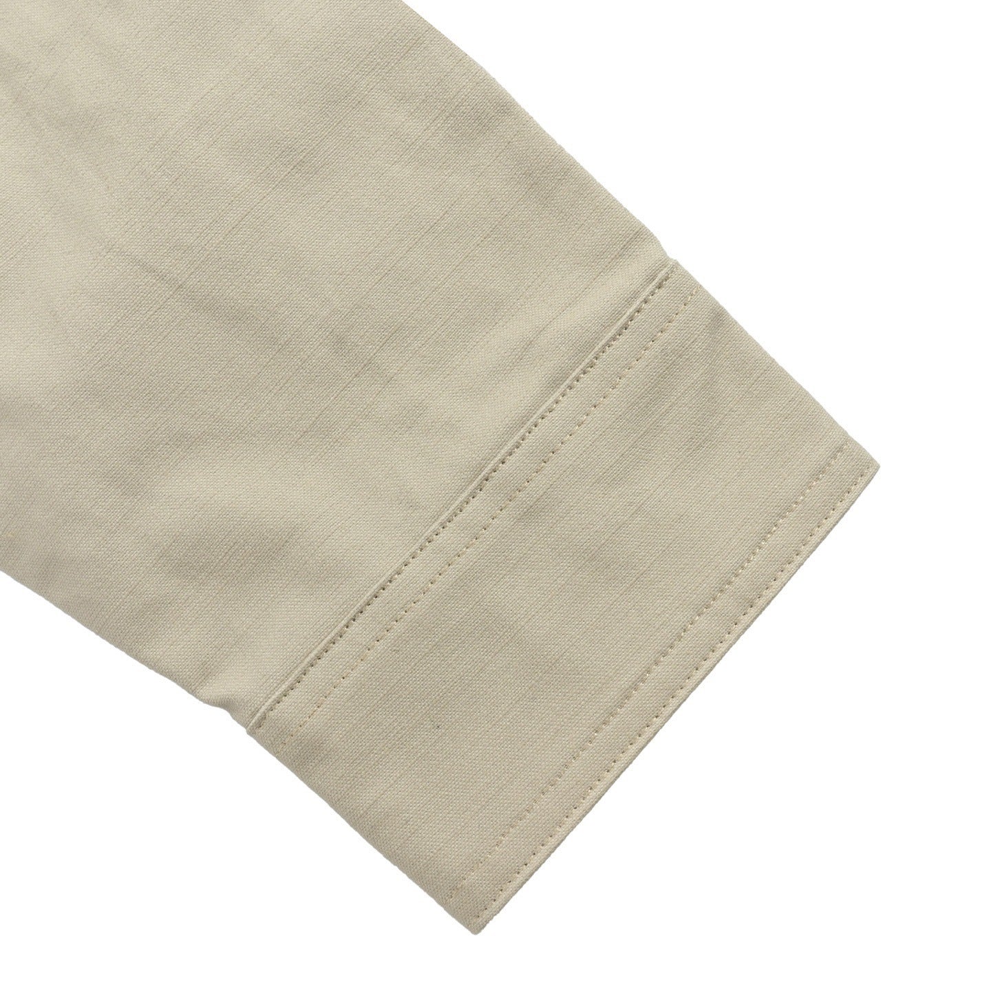 Embroidered Logo Canvas Shirt Jacket