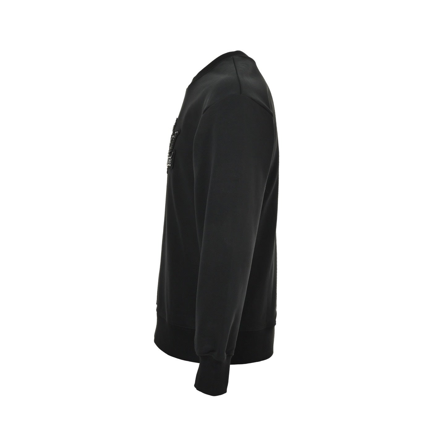 Rhinestone Letter Crewneck Sweatshirt