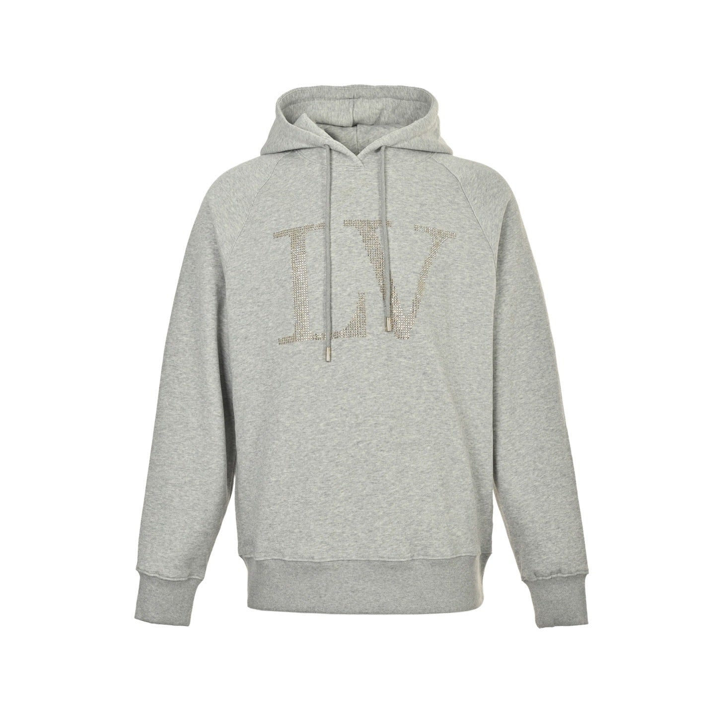 Rhinestone Letter Hoodie