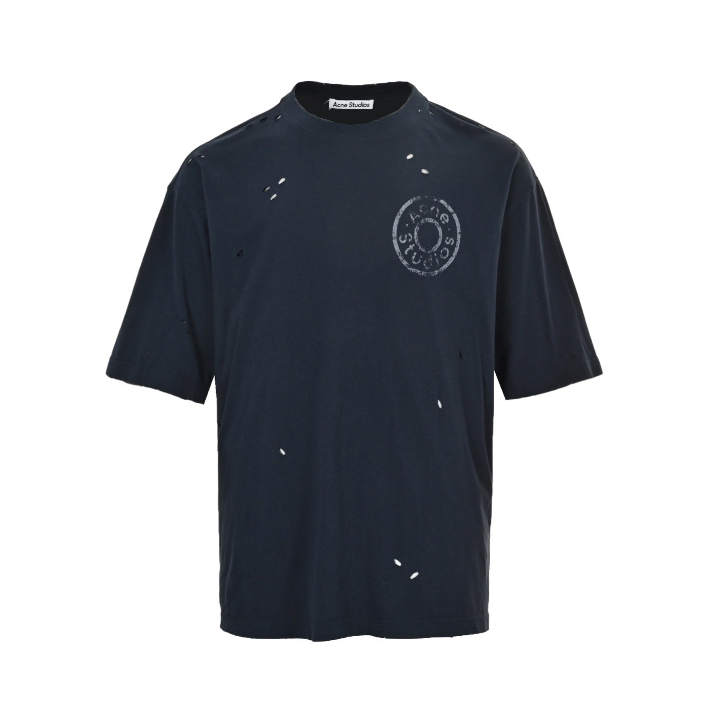 Badge ripped T-shirt