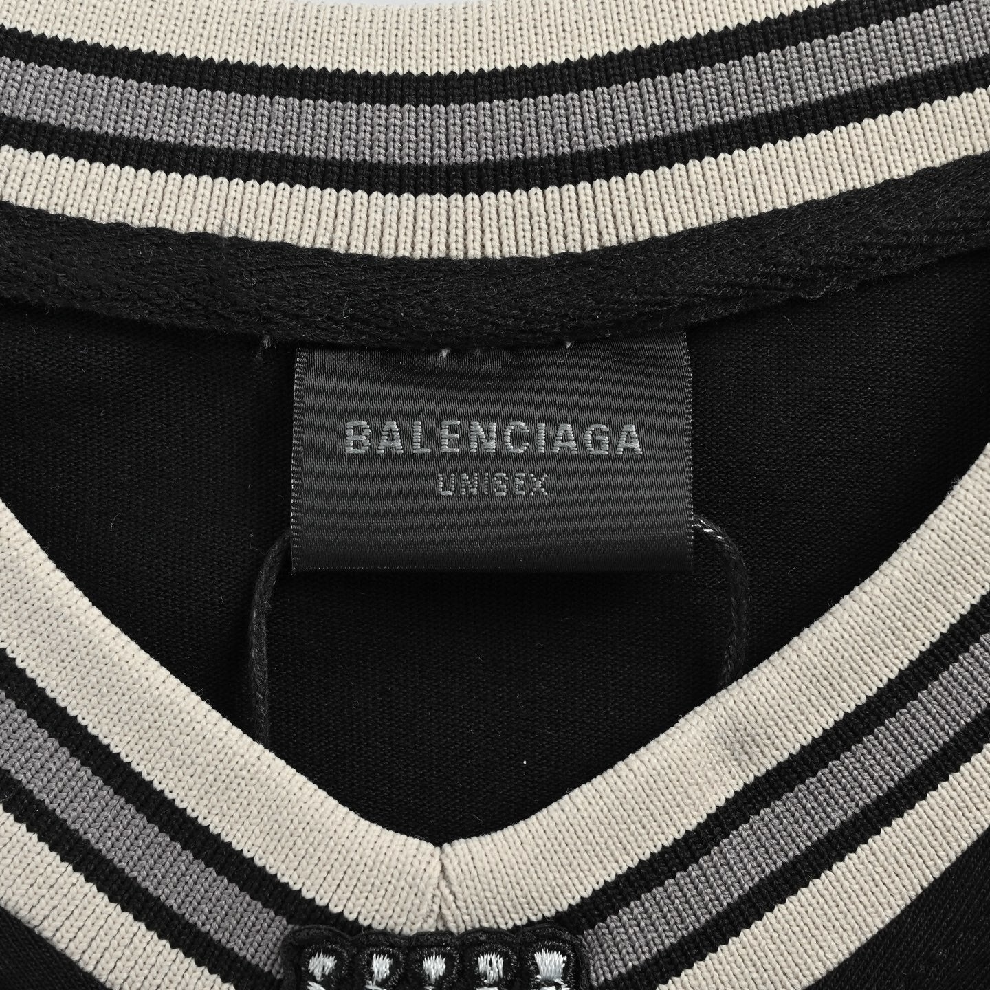 Embroidered Logo Patchwork Jersey T-shirt