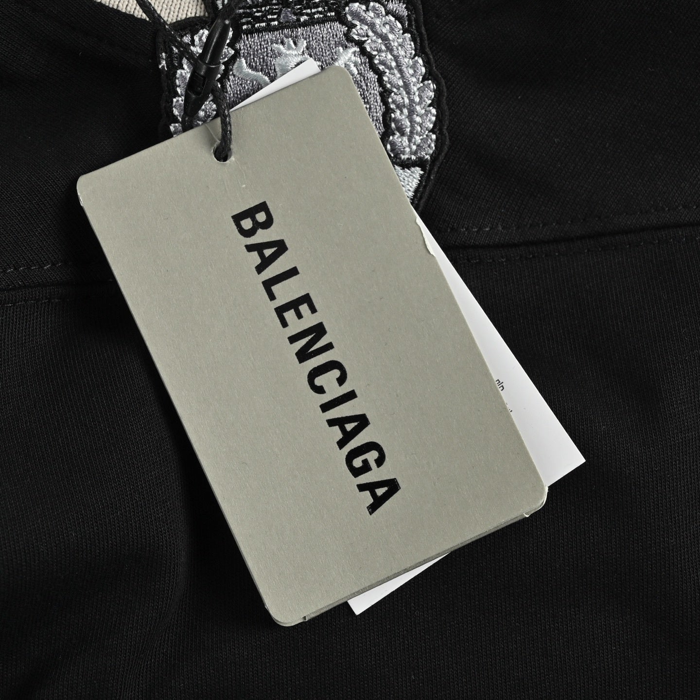 Embroidered Logo Patchwork Jersey T-shirt