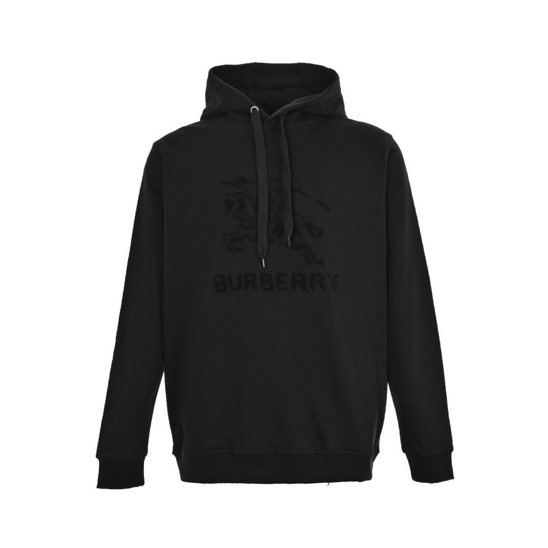 Terry Toweling Embroidered Hoodie