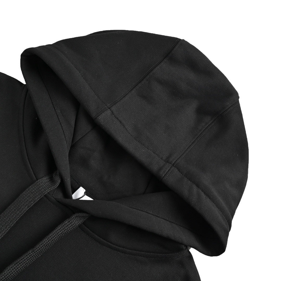 Terry Toweling Embroidered Hoodie