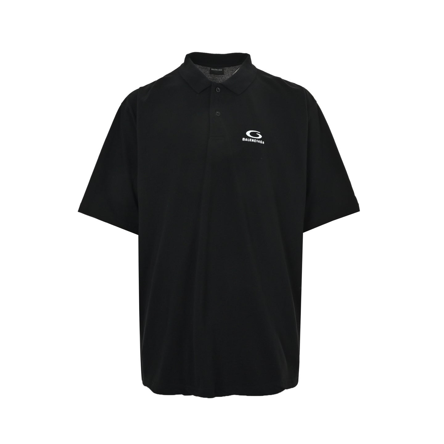 Letter Embroidered Polo Shirt