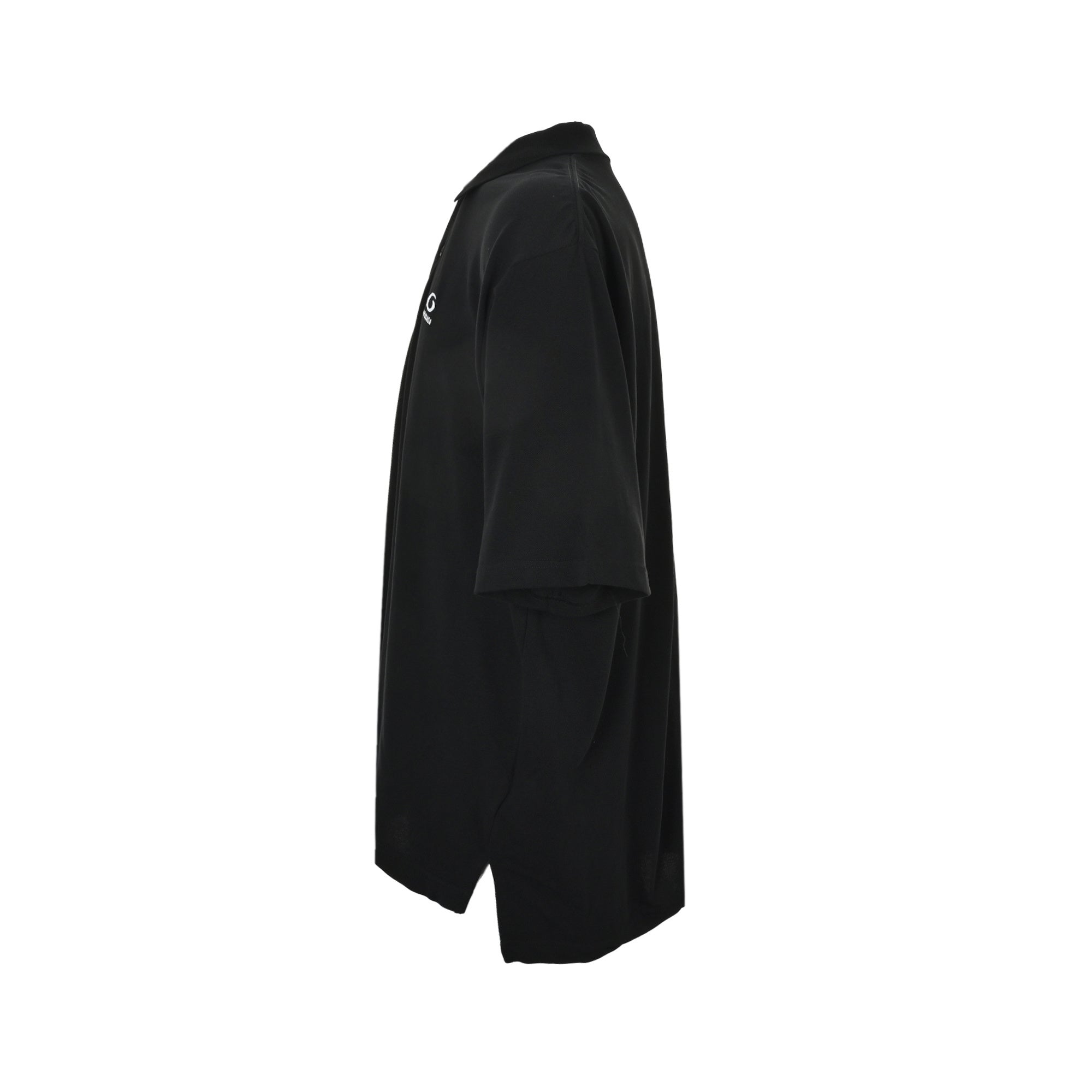 Letter Embroidered Polo Shirt