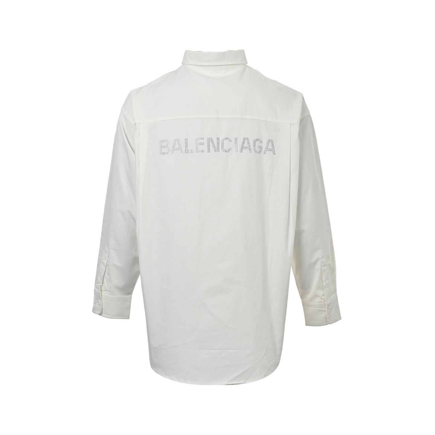 Hot-fix rhinestone letter shirt