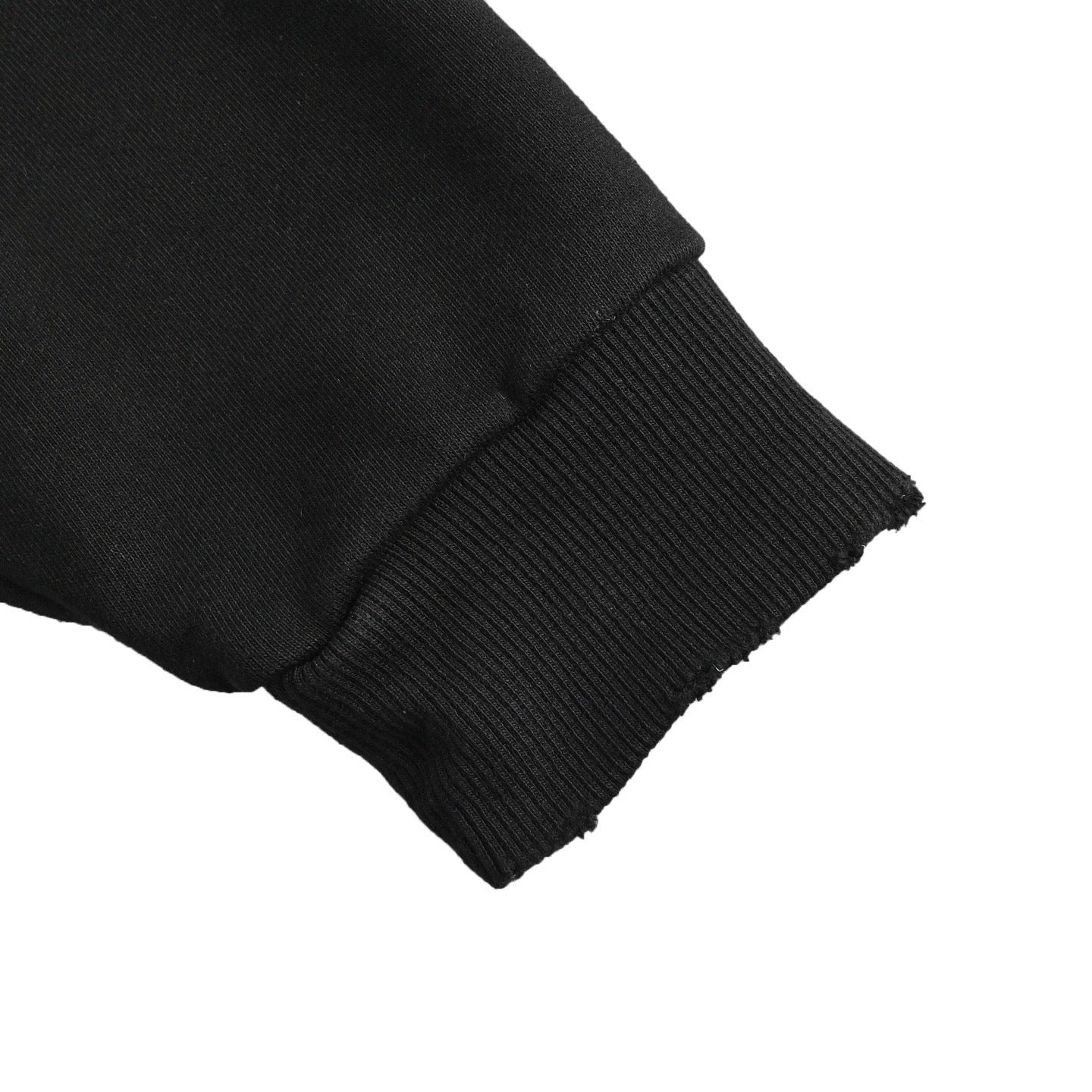 Letter Embroidered Zipper Hoodie