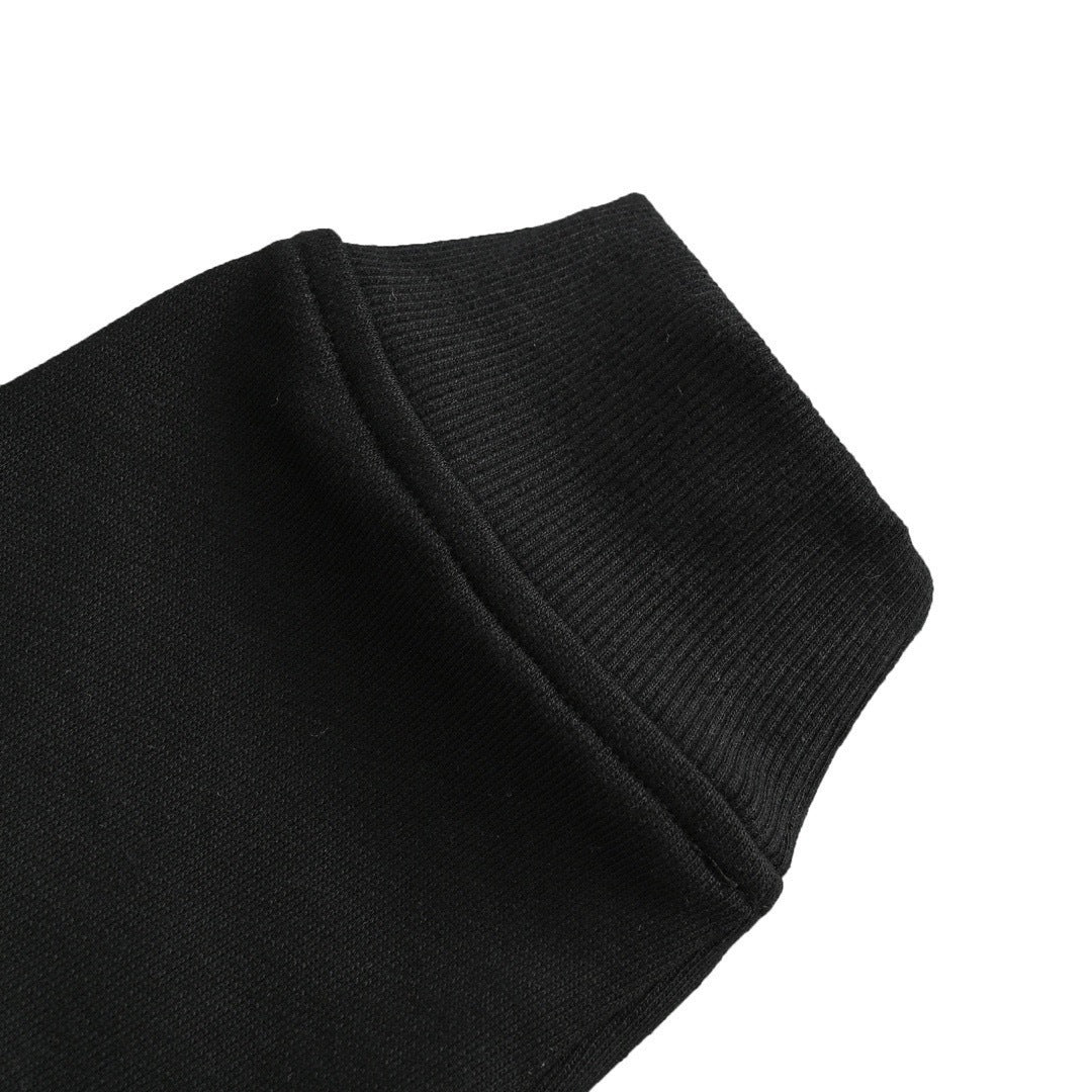 Embroidered Zipper Hoodie Jacket