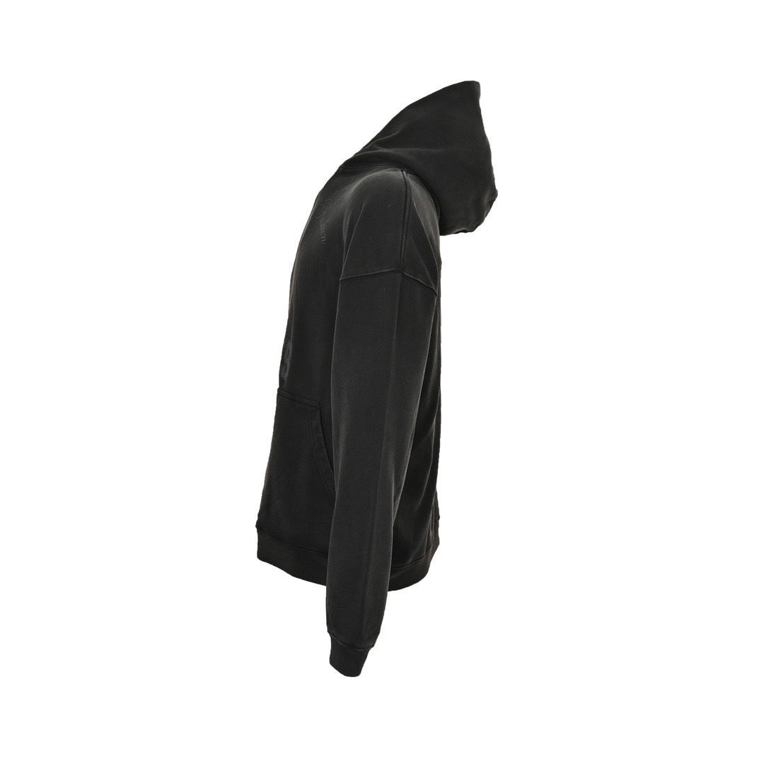 Iron Tower Print Washed Hoodie