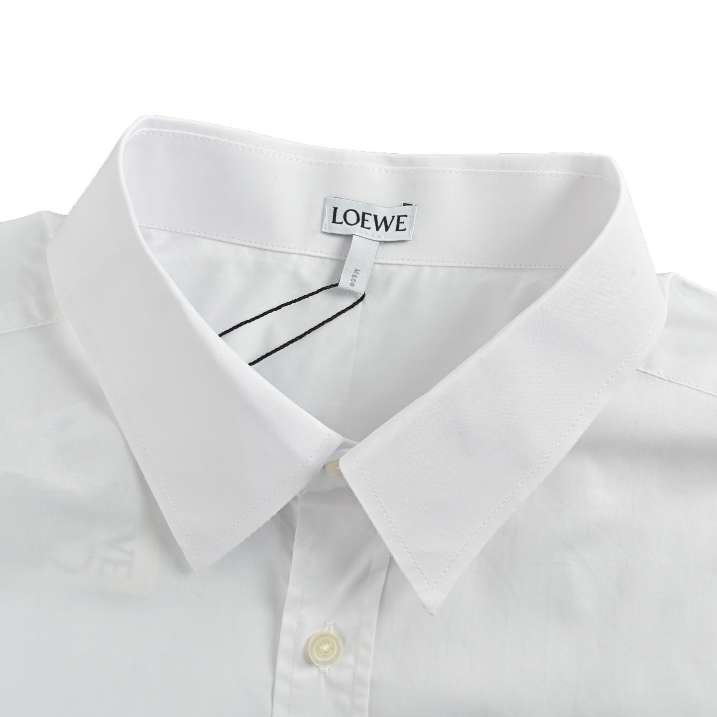 Square Embroidered Long-Sleeve shirt