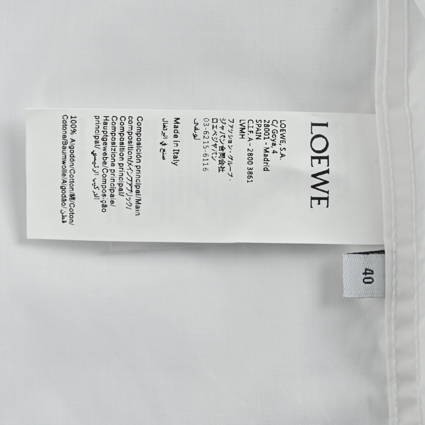 Square Embroidered Long-Sleeve shirt