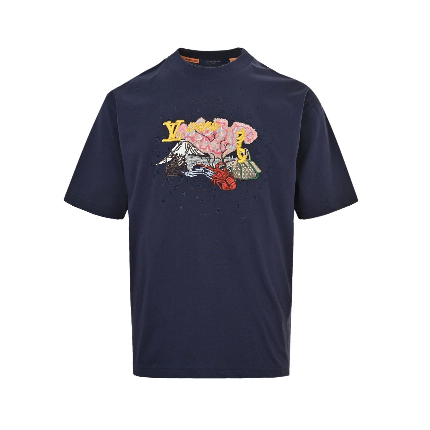 Cherry Blossom Embroidered  T-shirt