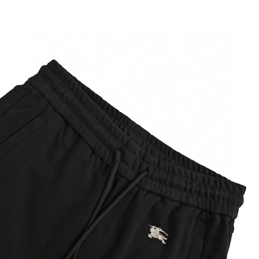 Inlaid Metal War Horse Logo Pants