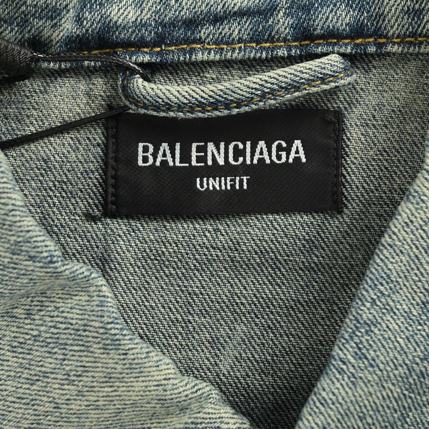 Letter Washed Denim Jacket