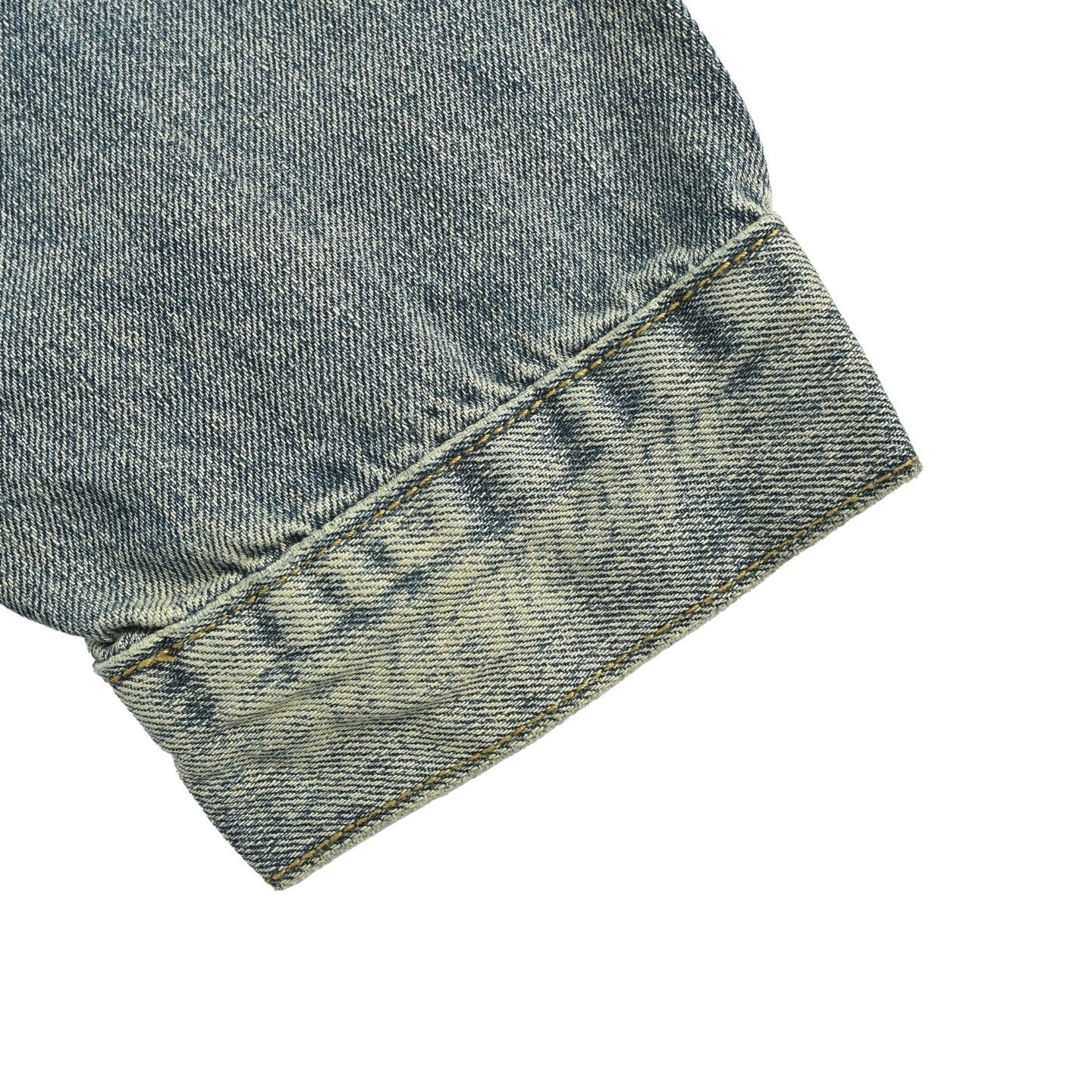 Letter Washed Denim Jacket