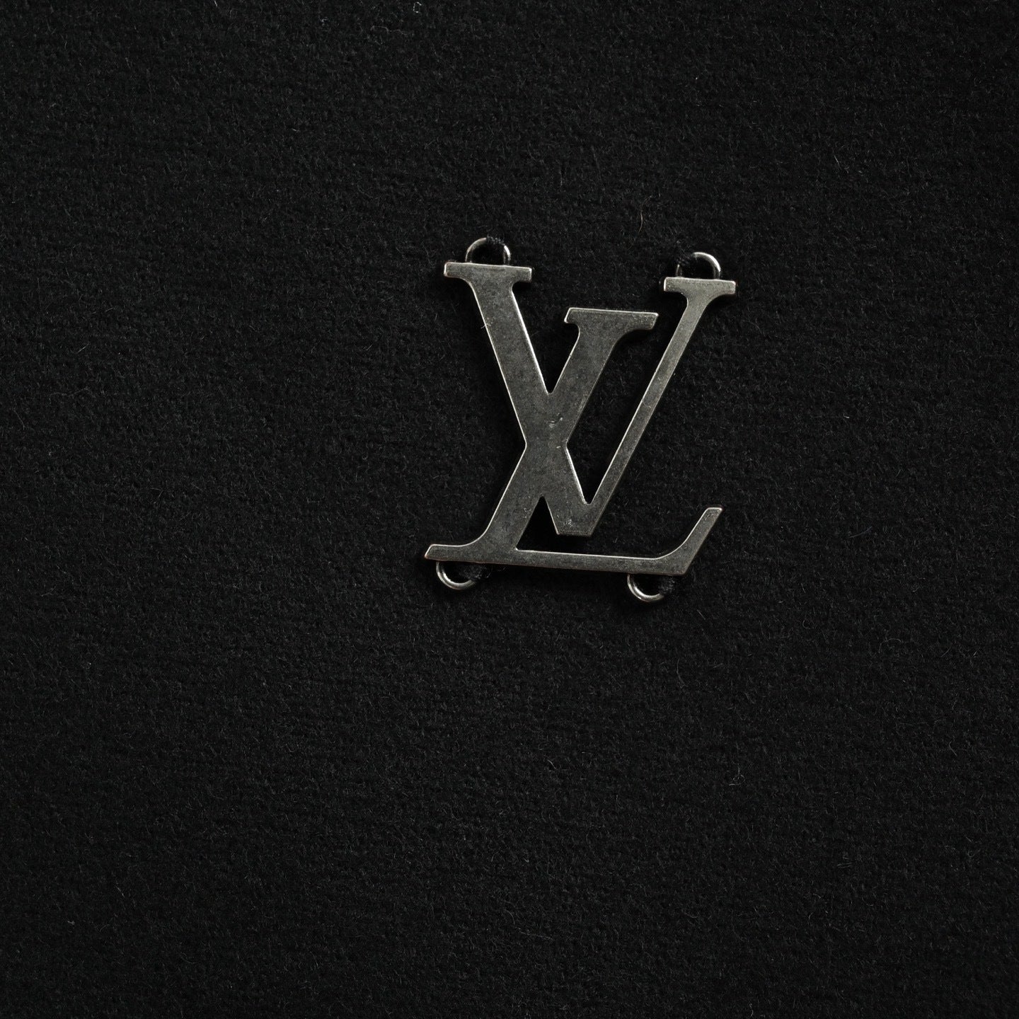 Metal Logo Set Zipper Hoodie