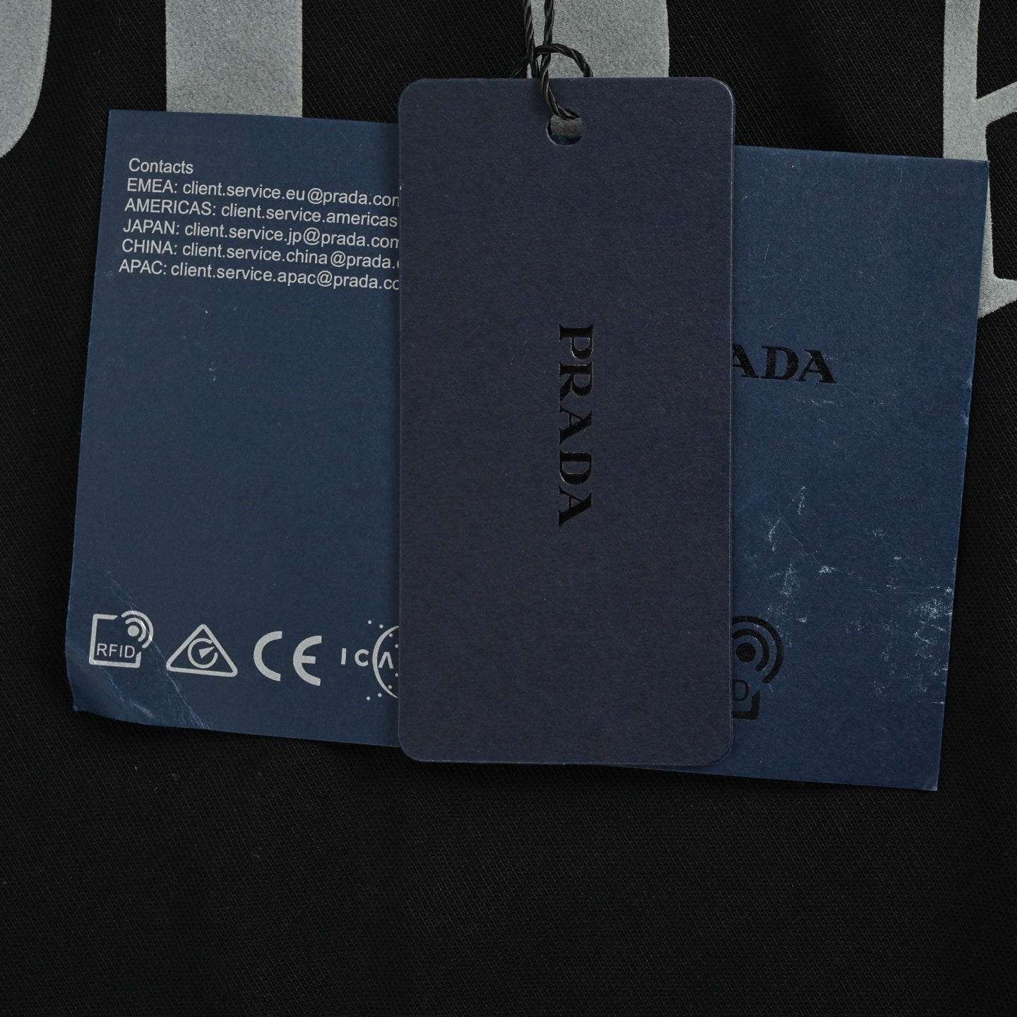 Flocked Letter Print T-shirt