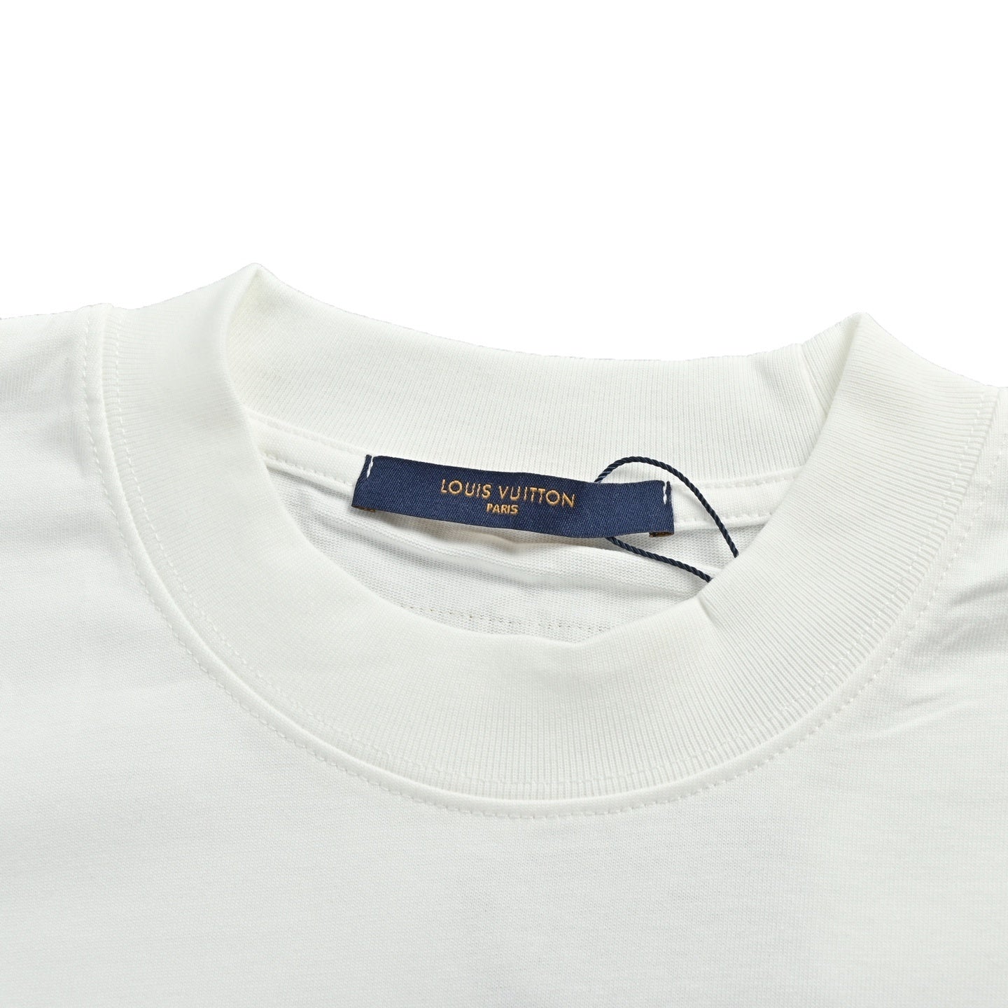 Flocked and Rubberized Letter T-Shirt