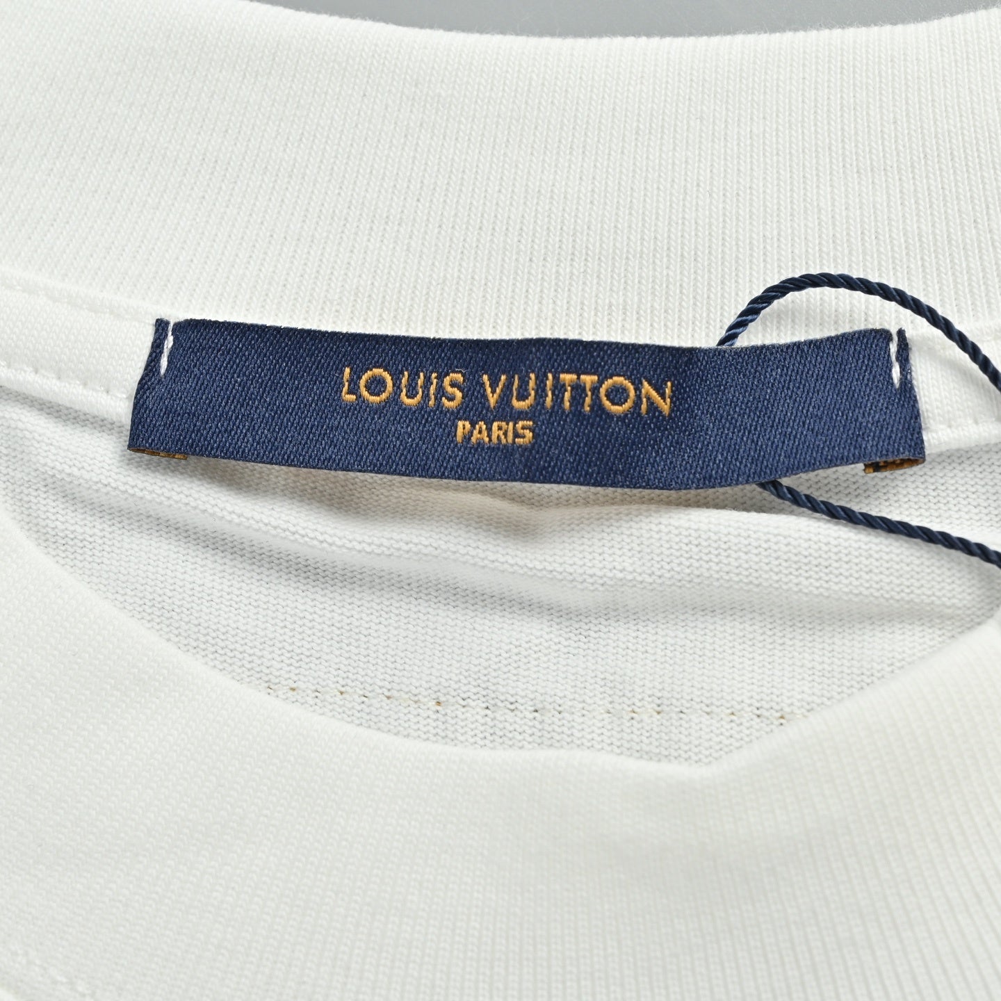 Flocked and Rubberized Letter T-Shirt