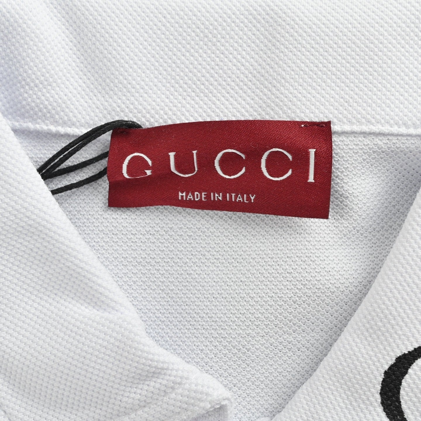 Letter Print Polo T-shirt