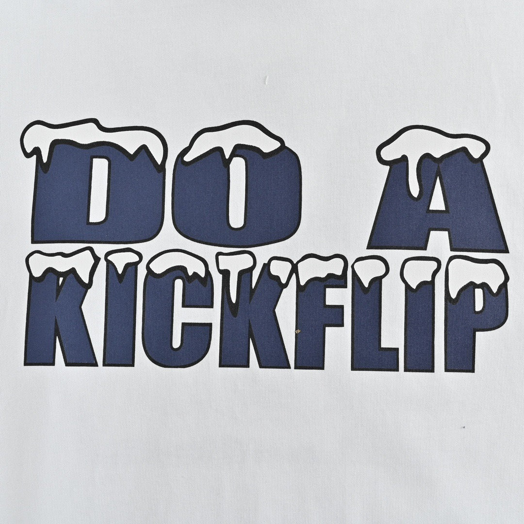 Ice Cream Letter Print T-shirt