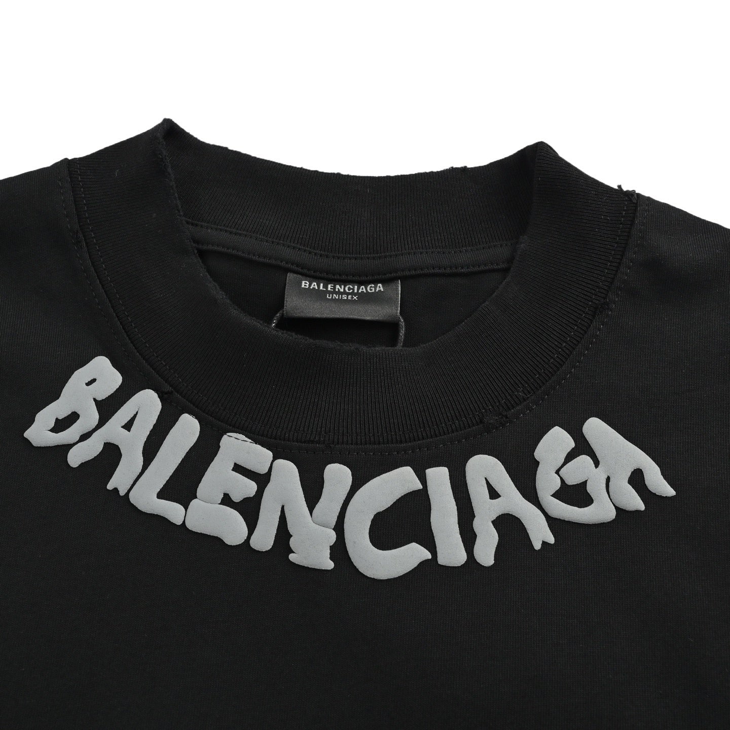 Letter Foam Printed T-shirt