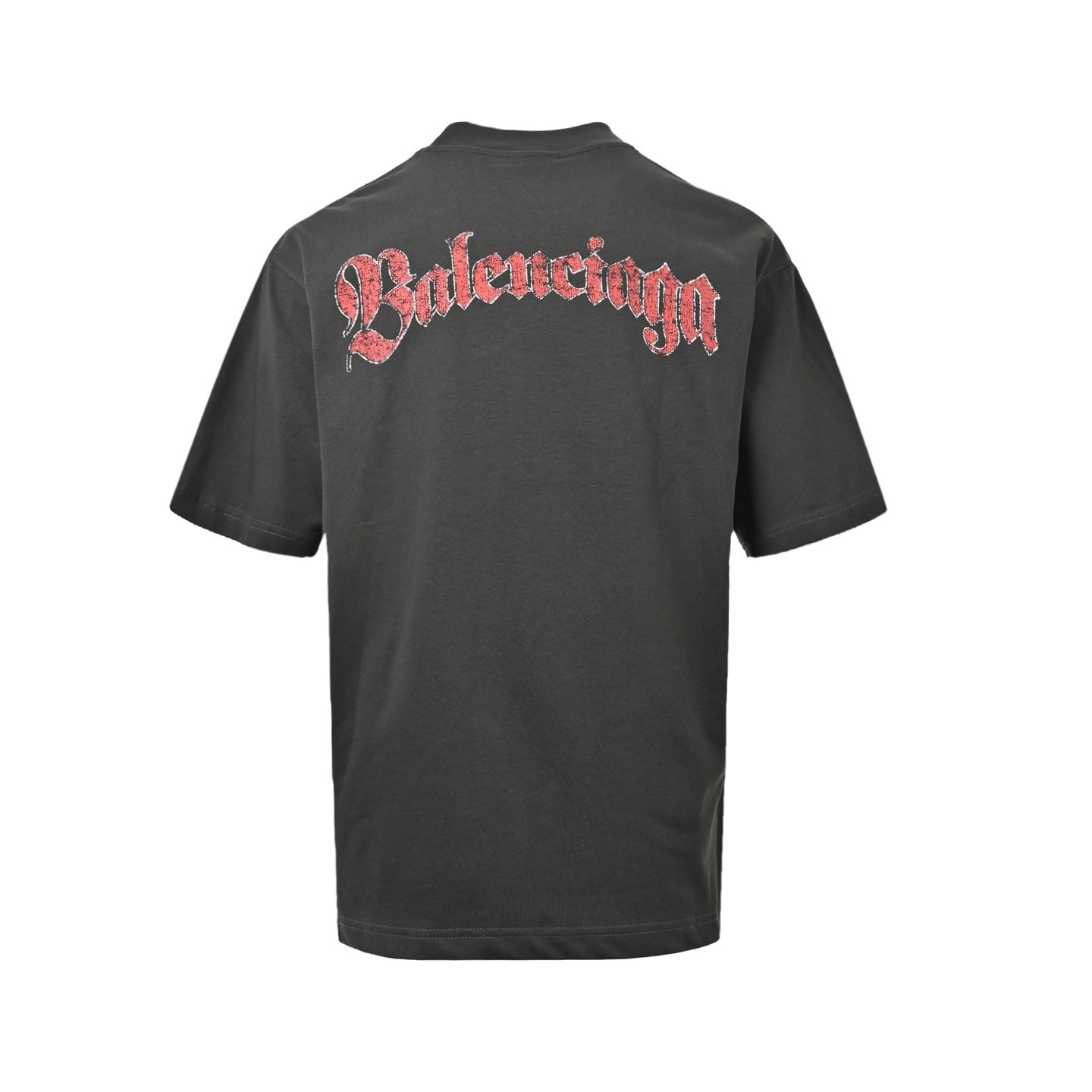 Badge Print Distressed T-shirt