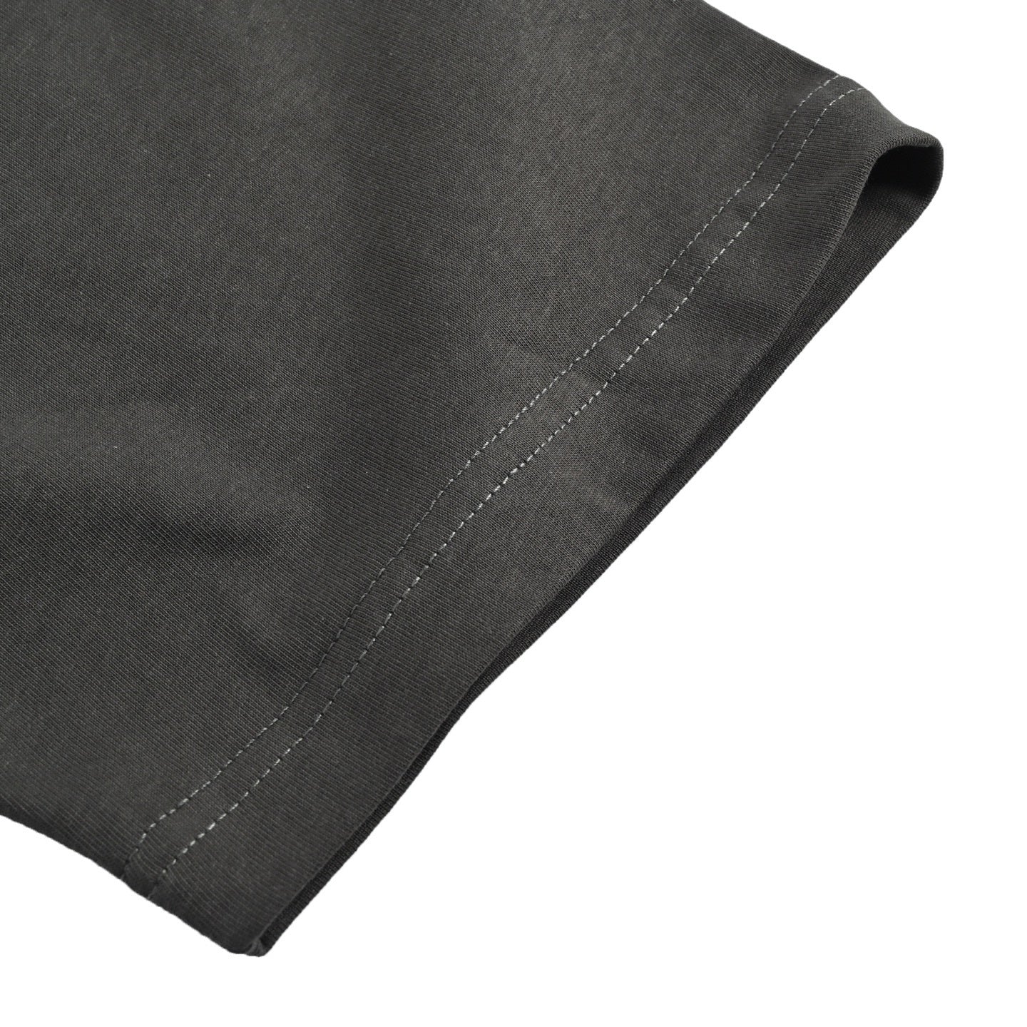 Badge Print Distressed T-shirt