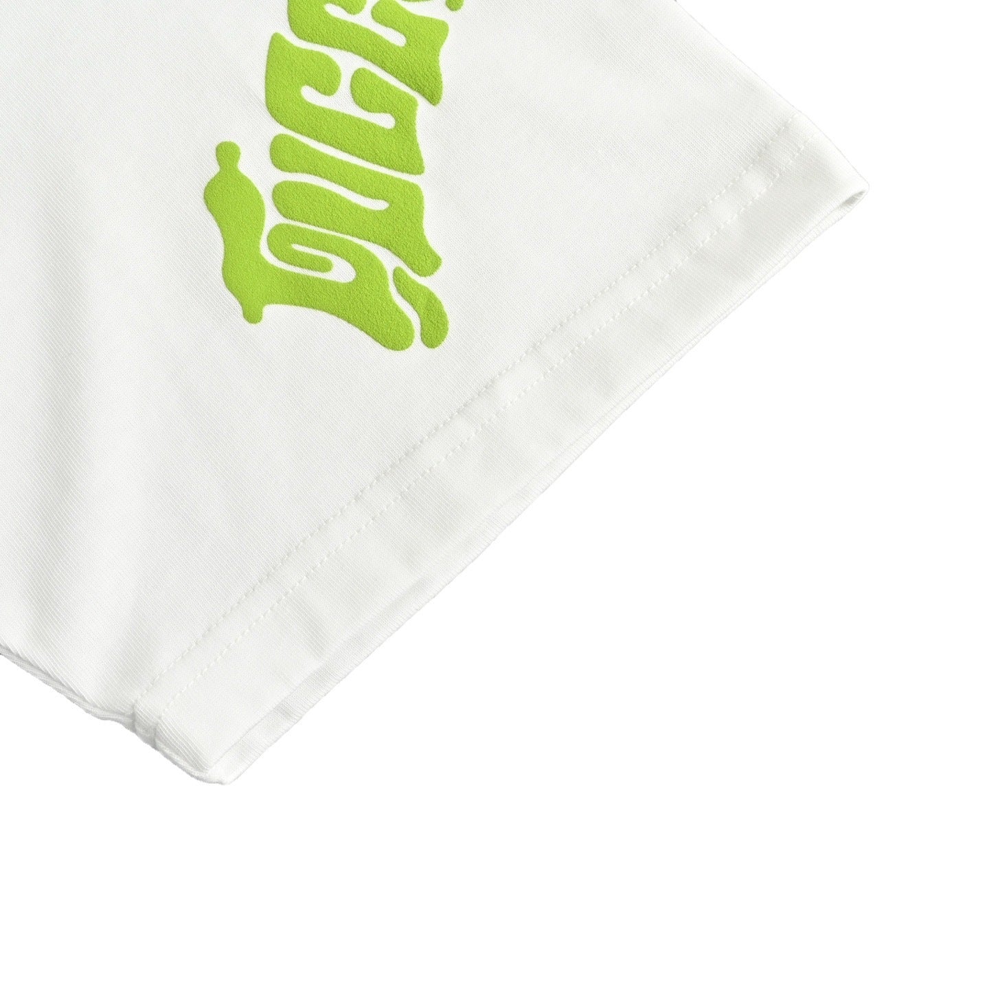 Green Foamed Printed T-shirt