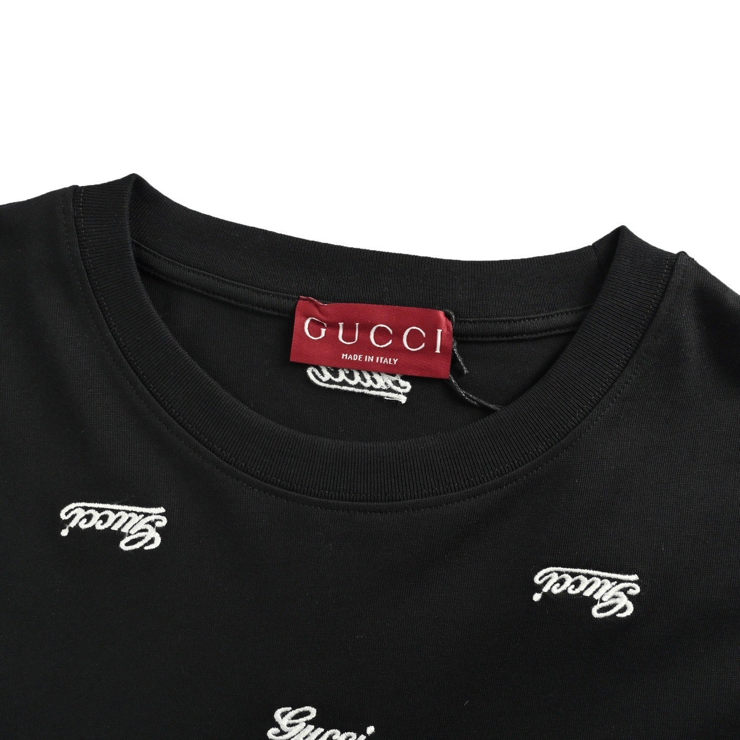 Fully embroidered T-shirt