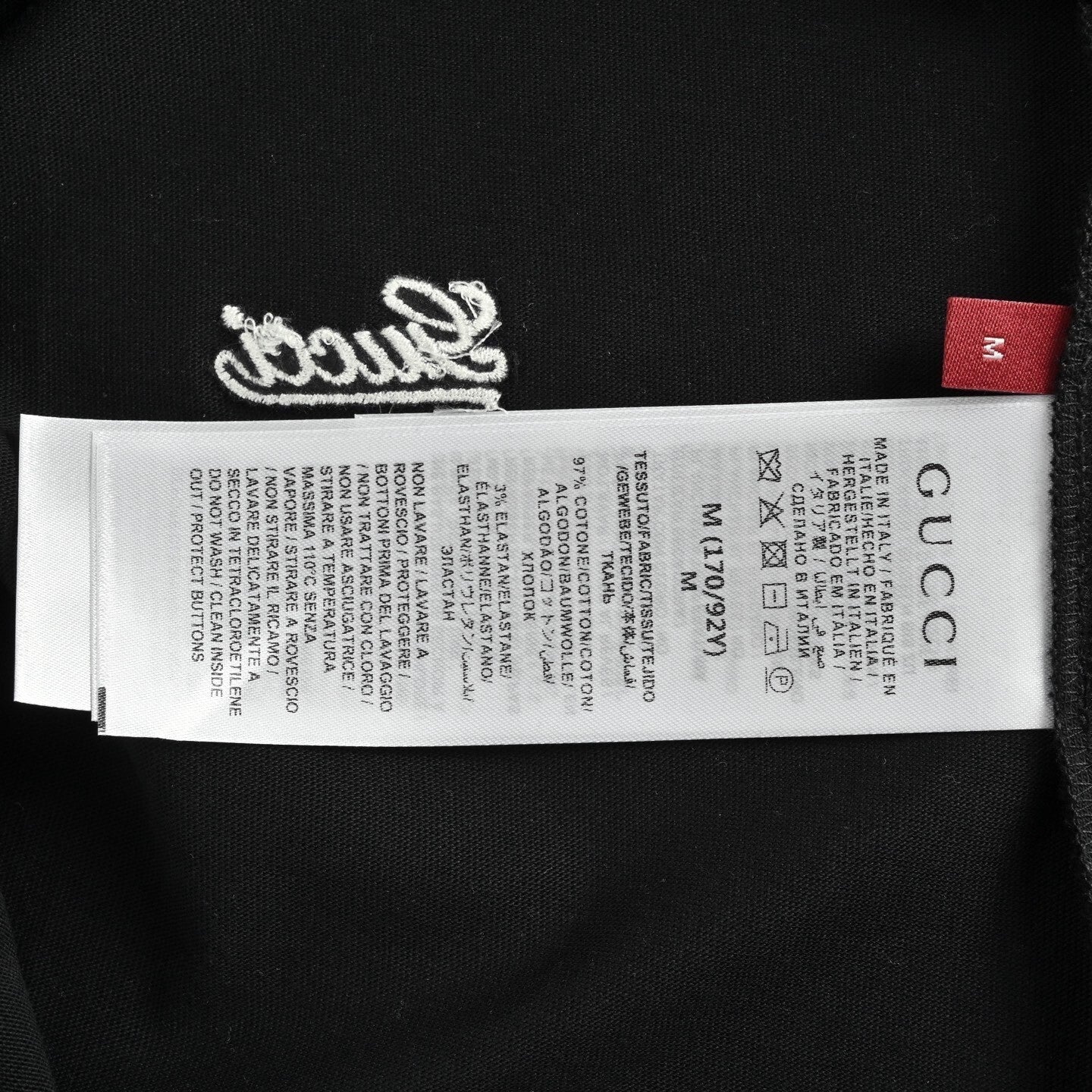 Fully embroidered T-shirt